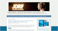 Desktop Screenshot of despitediabetes.com