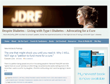 Tablet Screenshot of despitediabetes.com